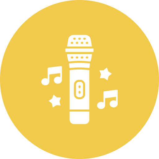 karaoke Generic color fill icon