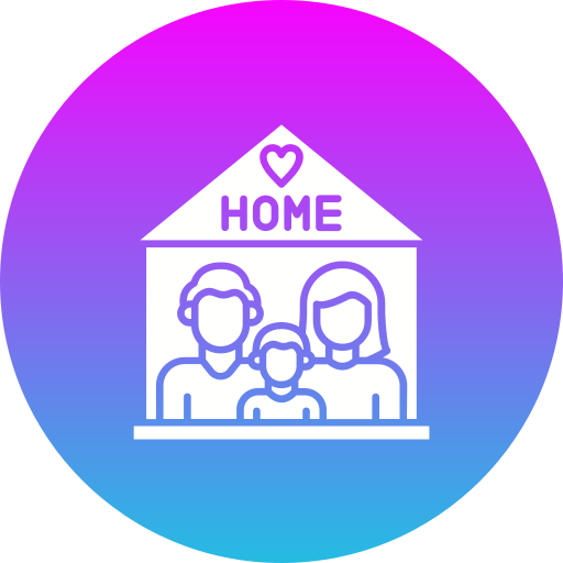 Family house Generic gradient fill icon