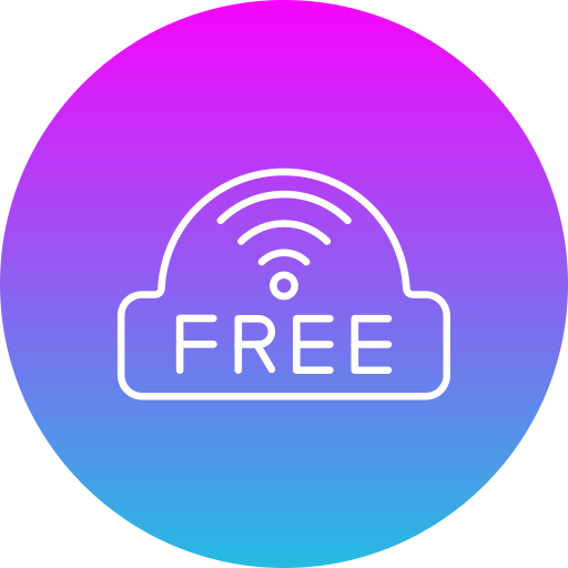Free wifi Generic gradient fill icon