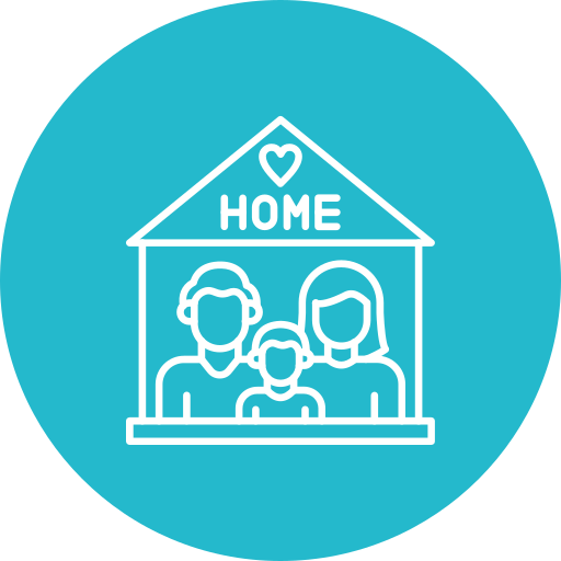 Family house Generic color fill icon