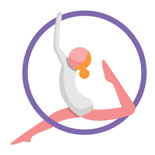 Artistic gymnastics Generic color fill icon