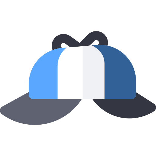 cappello da detective Basic Rounded Flat icona