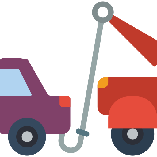 camión de remolque Basic Miscellany Flat icono