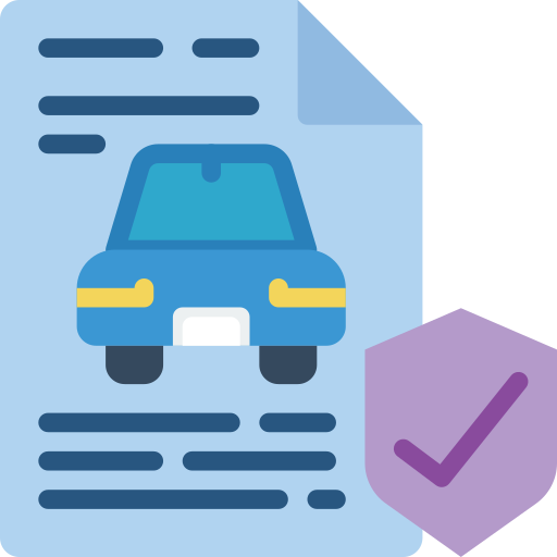 Car insurance Basic Miscellany Flat icon