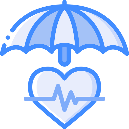 생명 보험 Basic Miscellany Blue icon