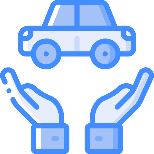 자동차 보험 Basic Miscellany Blue icon