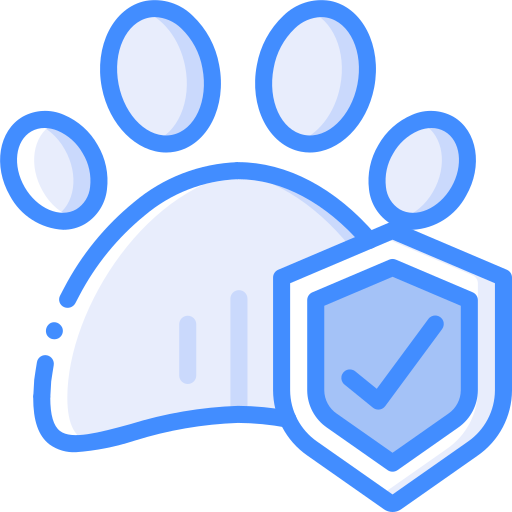 애완 동물 보험 Basic Miscellany Blue icon