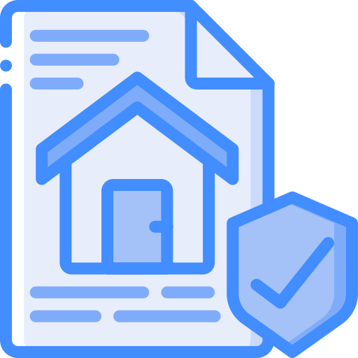 주택 보험 Basic Miscellany Blue icon