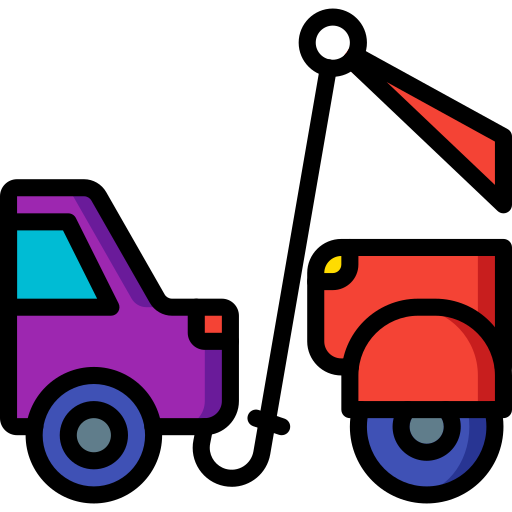 camión de remolque Basic Miscellany Lineal Color icono