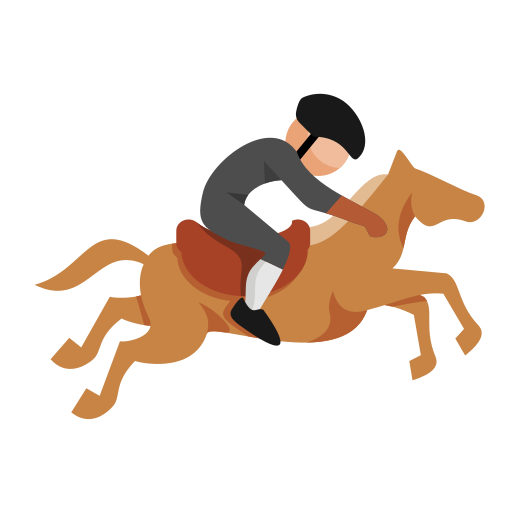 Equestrian Generic color fill icon