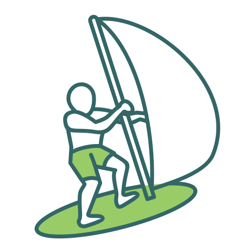 Windsurfing Generic color lineal-color icon