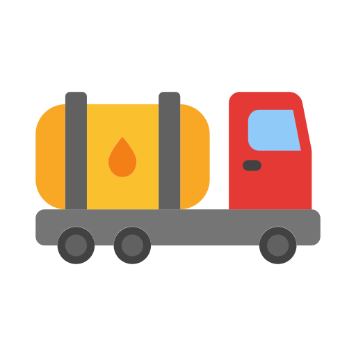 camión cisterna Generic color fill icono