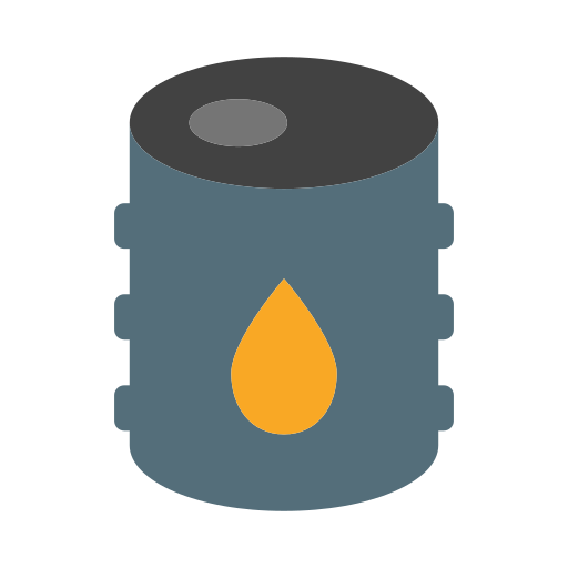 Нефтяная бочка Generic color fill иконка