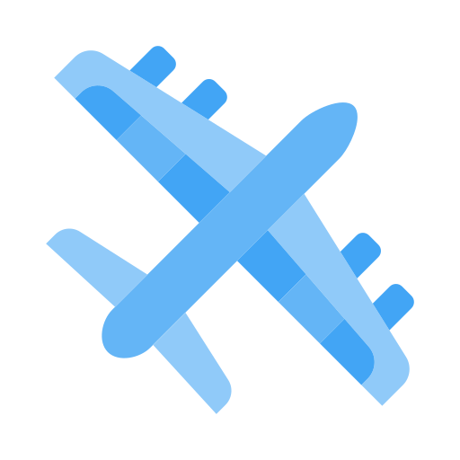 Air transportation Generic color fill icon