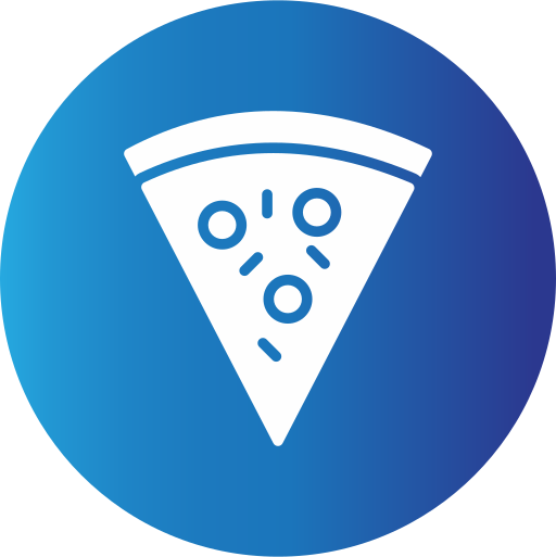 pizza Generic gradient fill ikona