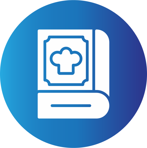 Cook book Generic gradient fill icon