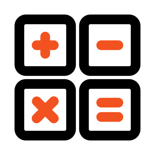 Калькулятор Generic color outline иконка