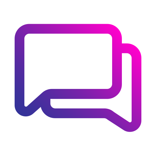 live-chat Generic gradient outline icon