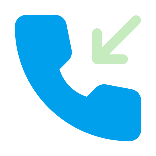binnenkomend telefoongesprek Generic color fill icoon