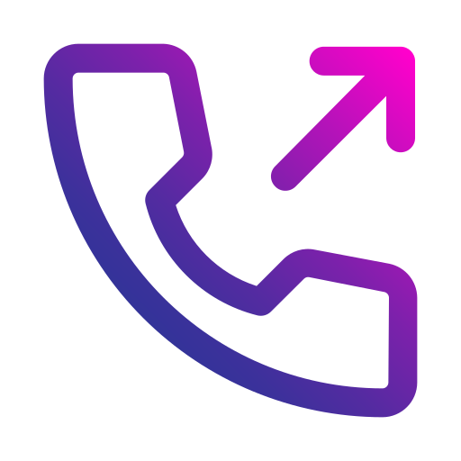 Outgoing call Generic gradient outline icon