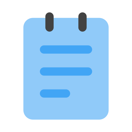 Notes Generic color fill icon