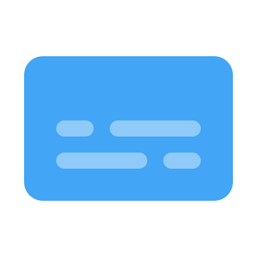 字幕 Generic color fill icon