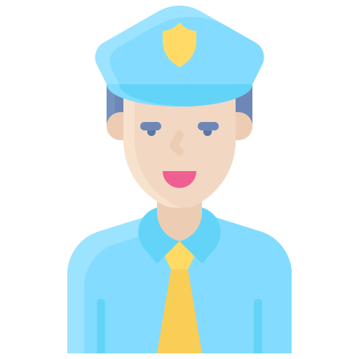 policjant Generic color fill ikona