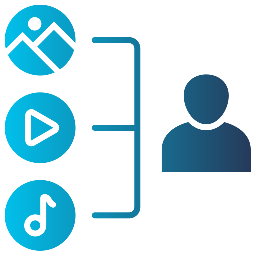 Accessibility Generic gradient fill icon