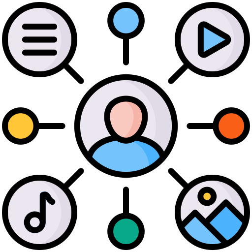 Channel Generic color lineal-color icon