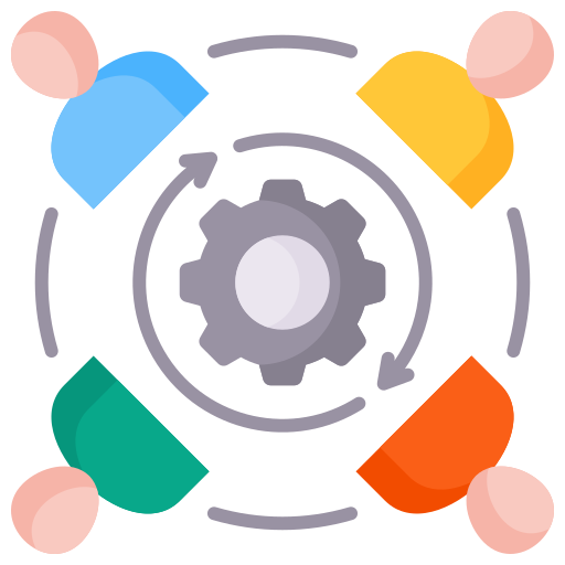 Collaboration Generic color fill icon
