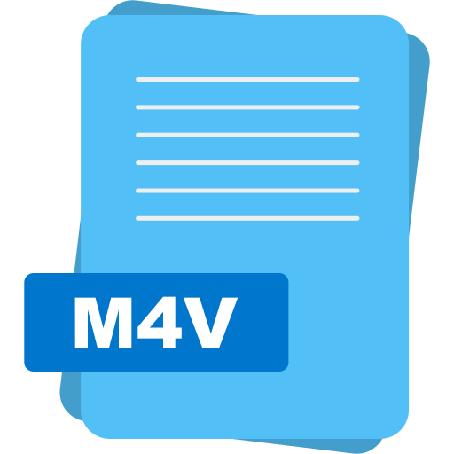 m4v Generic color fill icono