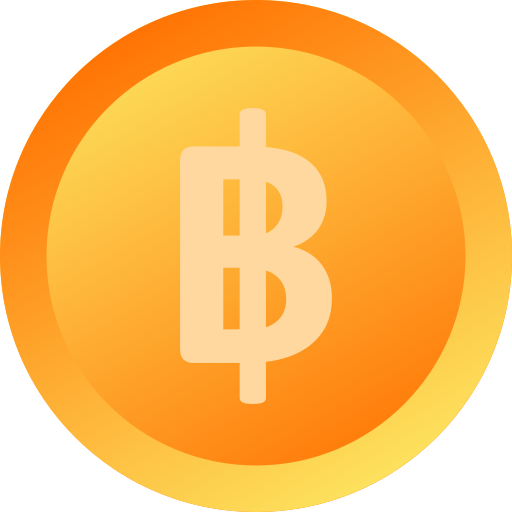 Baht Generic gradient fill icon