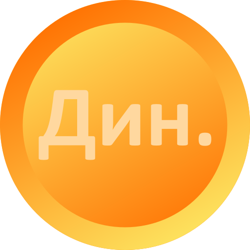 Динар Generic gradient fill иконка