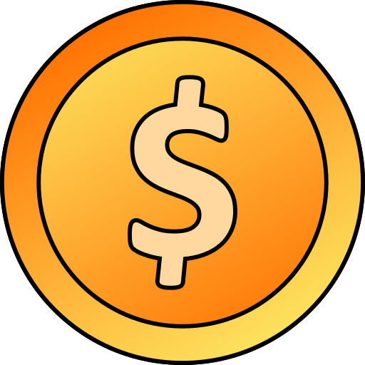 dollar Generic gradient lineal-color icon