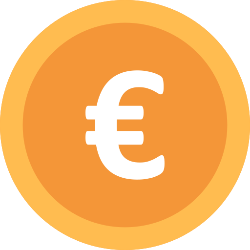 euro Generic color fill icono