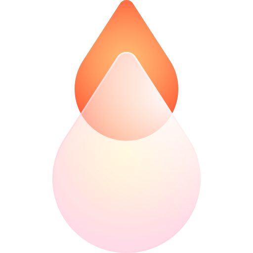 湿度 Glassmorphism Gradient icon