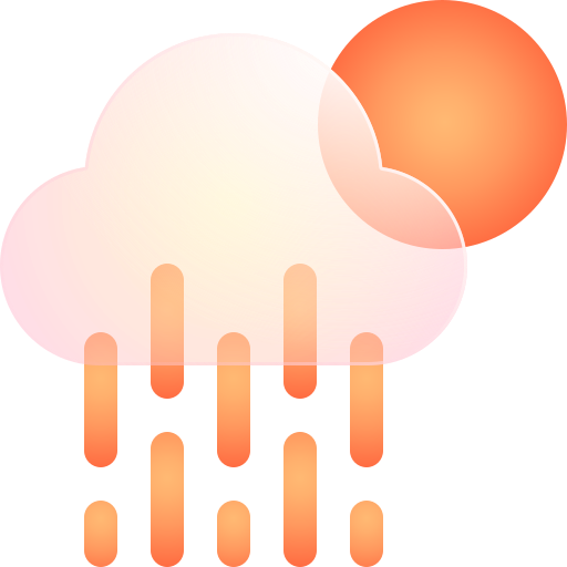 Downpour Glassmorphism Gradient icon