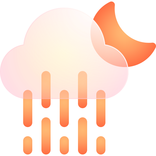 Downpour Glassmorphism Gradient icon
