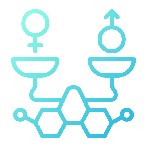 macho femenino Generic gradient outline icono