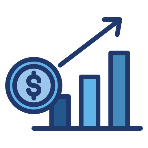 Revenue growth Generic color lineal-color icon