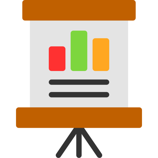 Flip chart Generic color fill icon