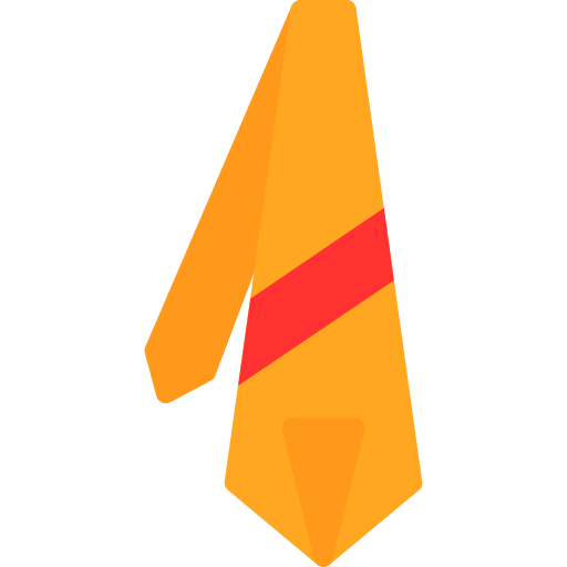cravatta Generic color fill icona