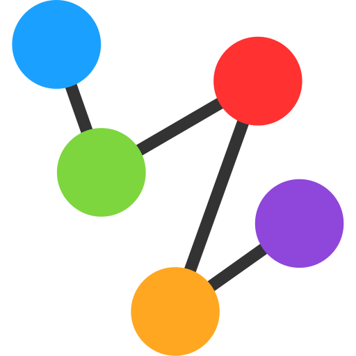 繋がり Generic color fill icon