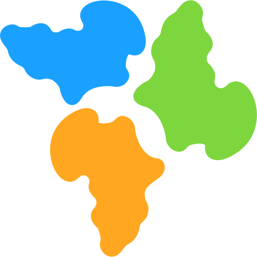 mapa świata Generic color fill ikona