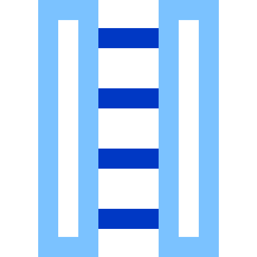 Лестница Super Basic Duotone Lineal Color иконка