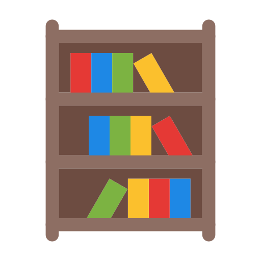 Book shelf Generic color fill icon