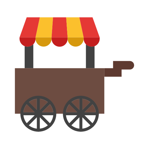 Ice cream cart Generic color fill icon