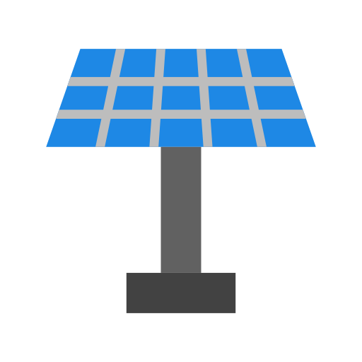 panneau solaire Generic color fill Icône