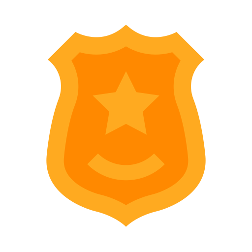 polizeiabzeichen Generic color fill icon