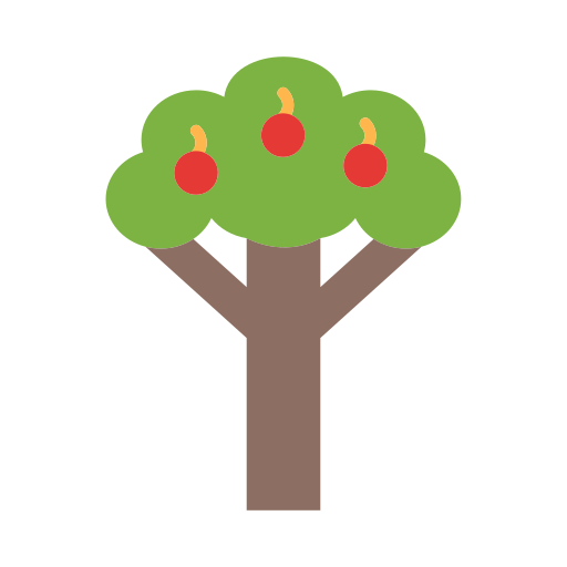 drzewo owocowe Generic color fill ikona